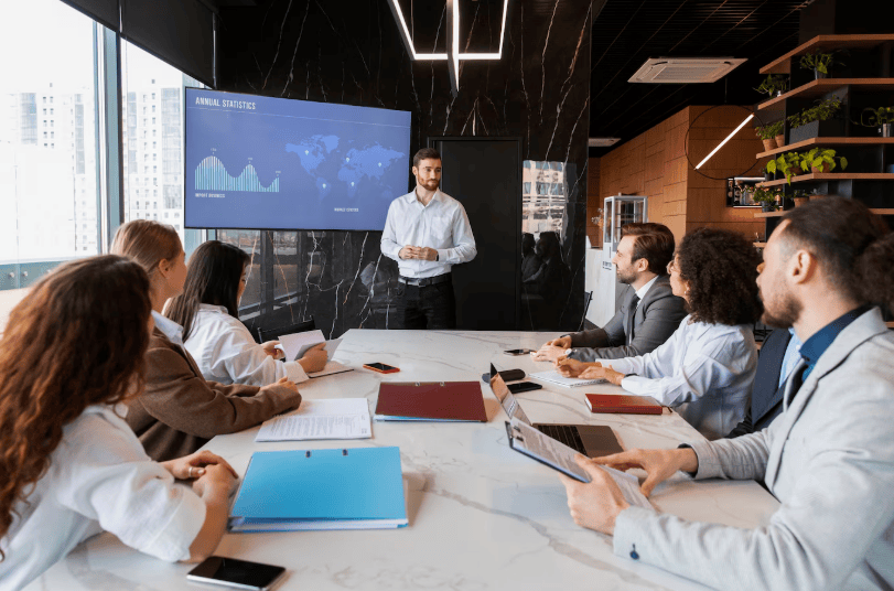 Zoho ShowTime platform for delivering interactive training sessions and presentations