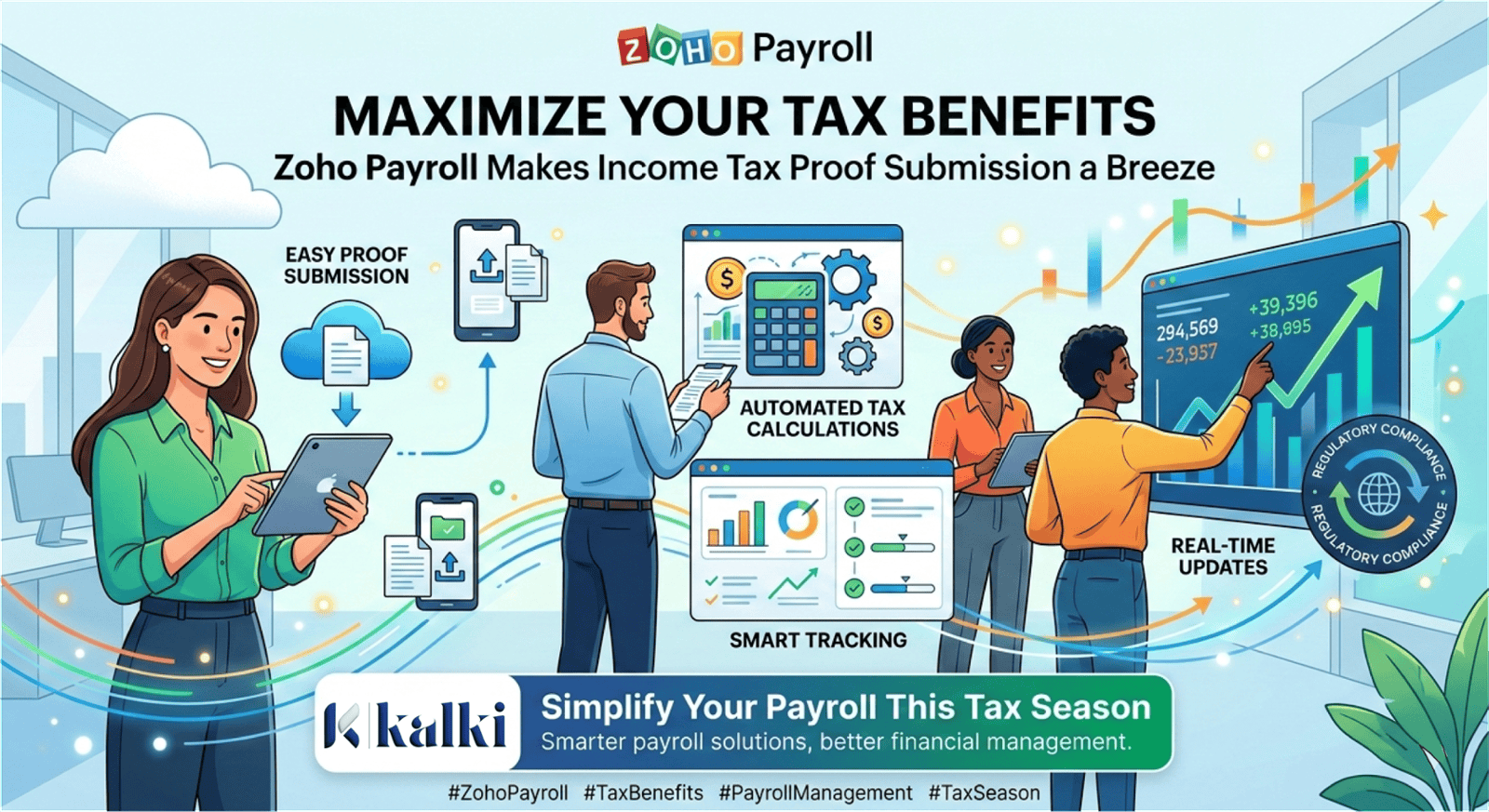Maximize Your Tax Benefits: How Zoho Payroll Makes Income Tax Proof Submission a Breeze!